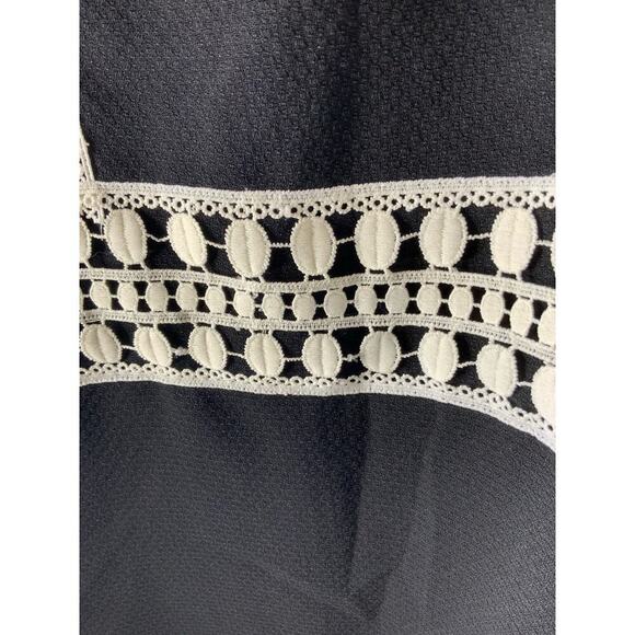 English Factory Dress Women's Size Small Embroidered Accent Style A-Line - Picture 11 of 13